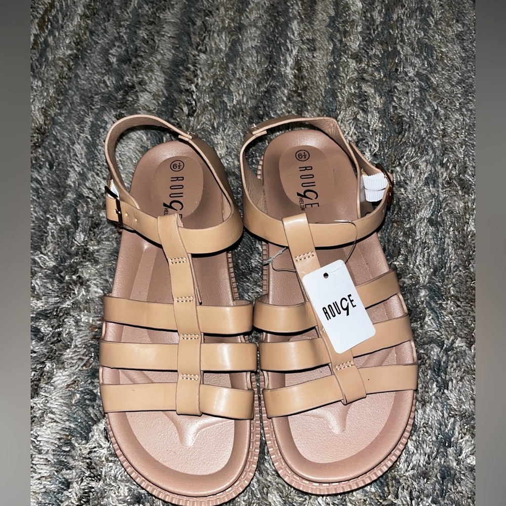 Tan Strappy Sandals